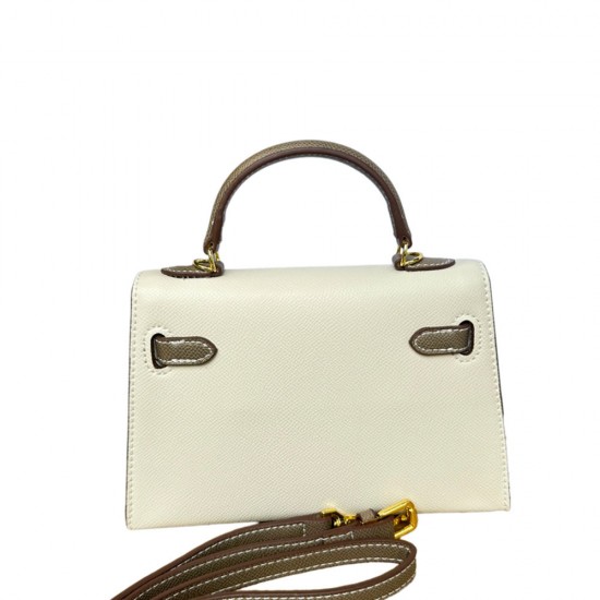 Luxurious Leather Lined Classic Mini Shoulder Bag for Women - Single Lock Microfiber Luxurious Leather Lined Classic Mini Shoulder Bag for Women - Single Lock Microfiber