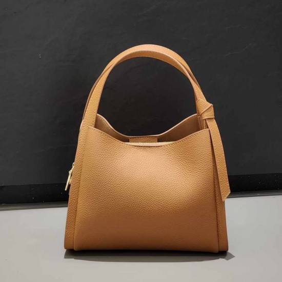 Autumn and Winter Women's High-Grade Leather Bag Casual Vintage Single Shoulder Crossbody Basket Bag with Cotton Lining Autumn and Winter Women's High-Grade Leather Bag Casual Vintage Single Shoulder Crossbody Basket Bag with Cotton Lining