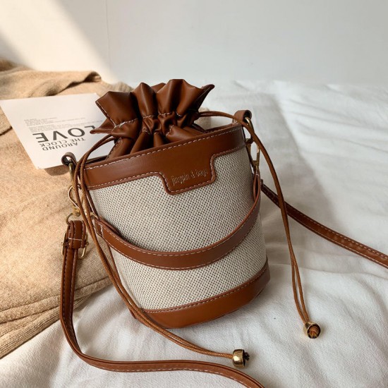 Ladies' Bucket Bag New Simple women's bucket bags Popular Fashion Shoulder Bag Ladies' Bucket Bag New Simple women's bucket bags Popular Fashion Shoulder Bag