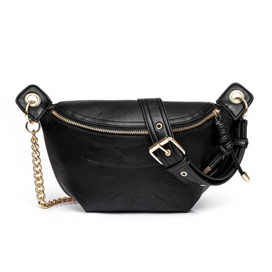 Women's Soft PU Leather Crossbody Bags Stylish Shoulder Bag Ladies Fanny Packs Waist Belt Bag With Changeable Strap Women's Soft PU Leather Crossbody Bags Stylish Shoulder Bag Ladies Fanny Packs Waist Belt Bag With Changeable Strap